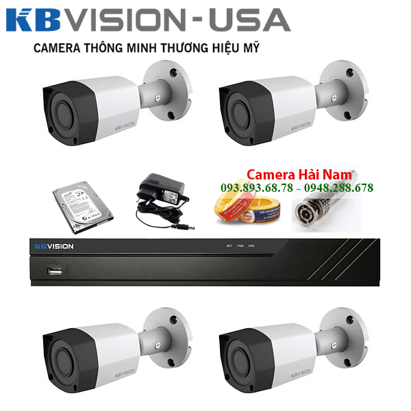 Camera KBVision 1.3M KX-1301C Thân Hồng ngoại 20m, chống nước tốt, giá rẻ