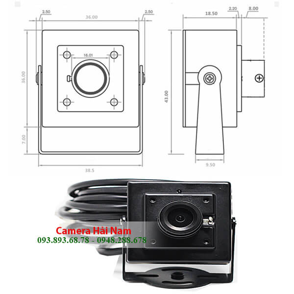 Camera mini ngụy trang Questek QOB-511AHD 1MP HD 720P