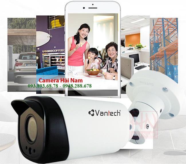 Camera Vantech VP-6022DTV 4.0MP Siêu nét, Hồng ngoại 50m, hỗ trợ chuẩn nén H.265+
