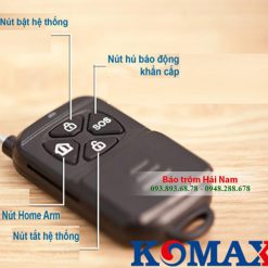 Thiết bị chống trộm cao cấp Komax KM-999GSM dùng SIM báo qua điện thoại Chính hãng, Giá rẻ