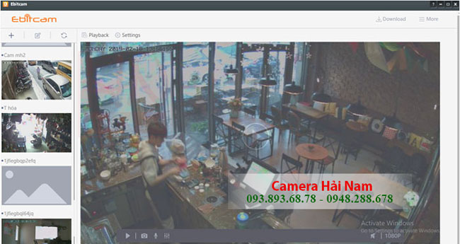 Ebitcam PC Download và Cài đặt phần mềm xem camera Ebitcam trên máy tính chi tiết 