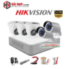 Lắp Trọn Bộ 5 camera Hikvision 2MP 1080P GIÁ RẺ BẤT NGỜ