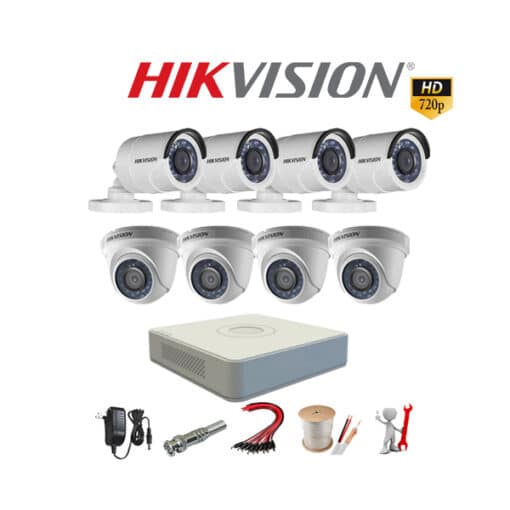 Tron bo 8 mat camera Hikvision 1.0M HD 720P