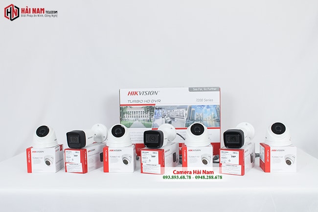 Trọn Bộ 7 Camera Hikvision 5MP Siêu Nét 2K, Giá Rẻ