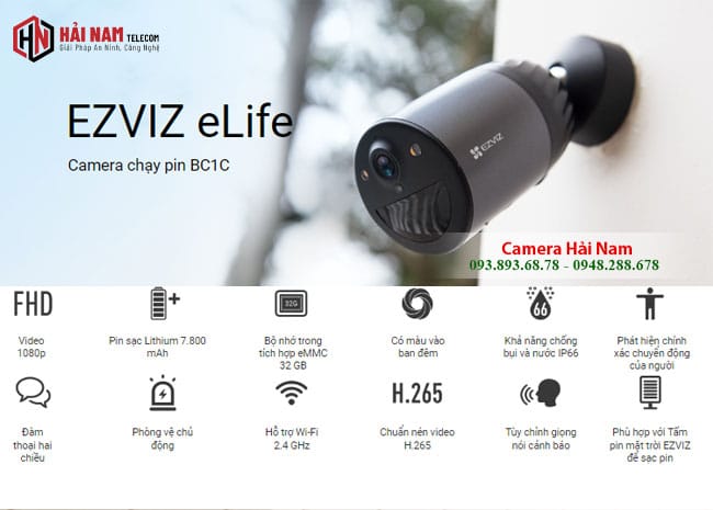 Camera EZVIZ BC1C 2MP Chính hãng